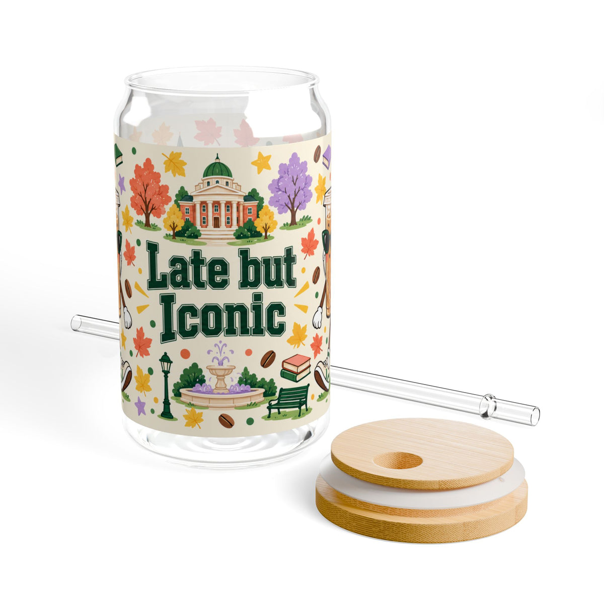 Late but Iconic || Glass Cup