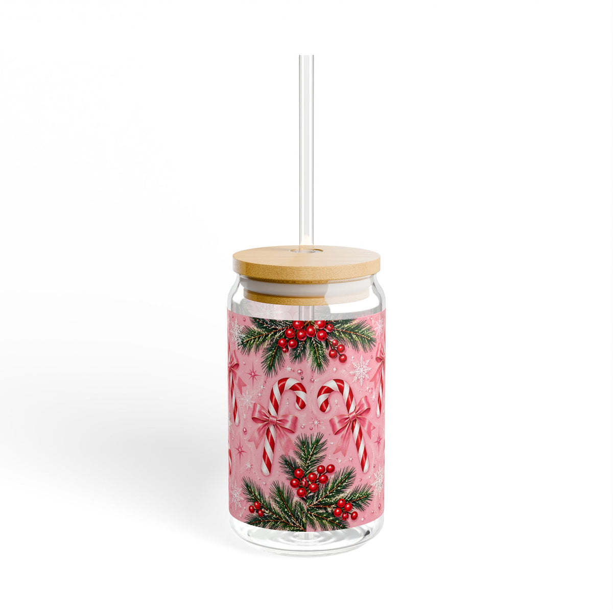 Sippin' Through The Snow || Glass Cup