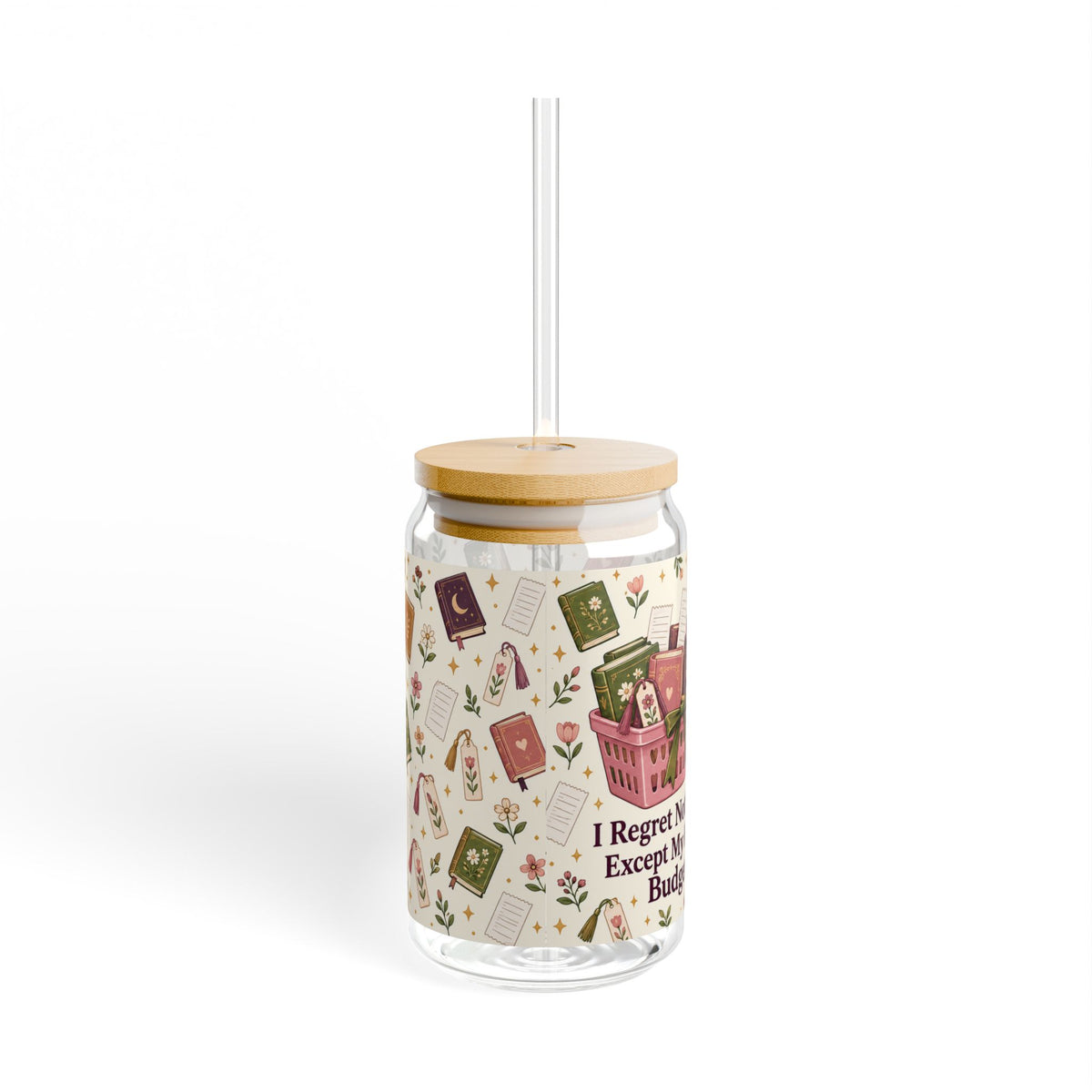 Book Lover || Glass Cup