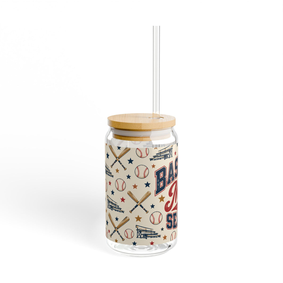 Baseball Mom || Glass Cup