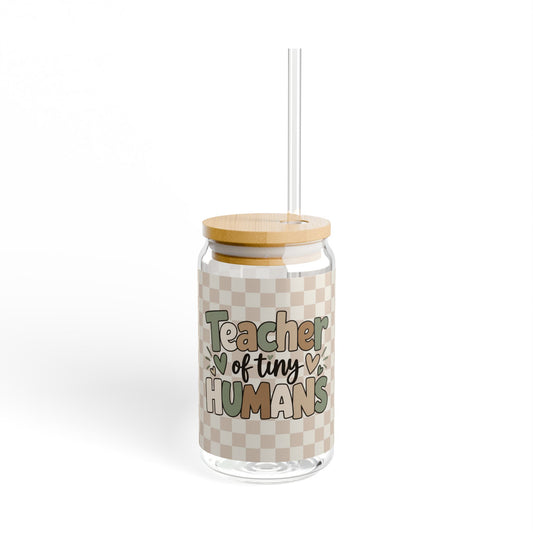 Teacher of tiny humans || Glass Cup