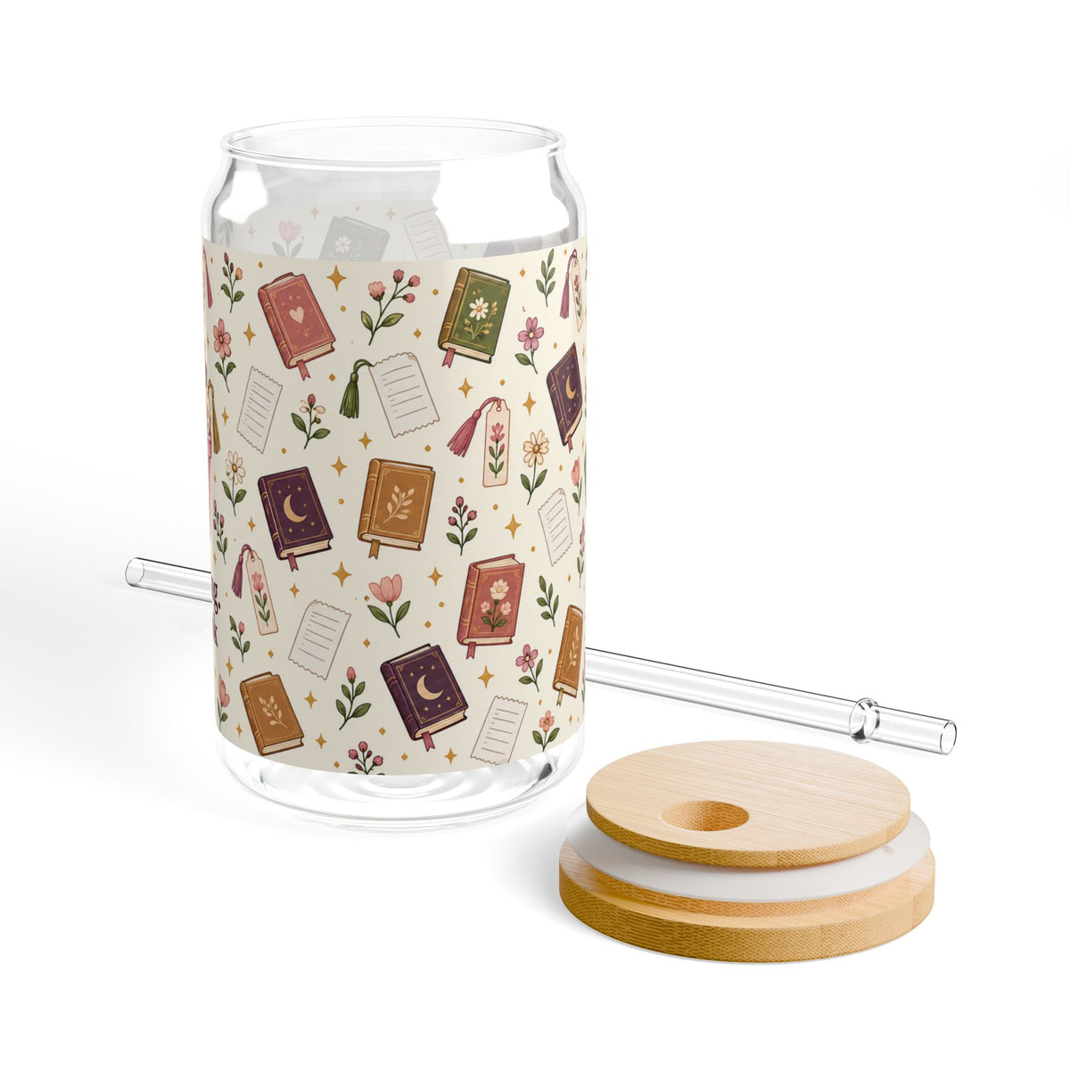 Book Lover || Glass Cup