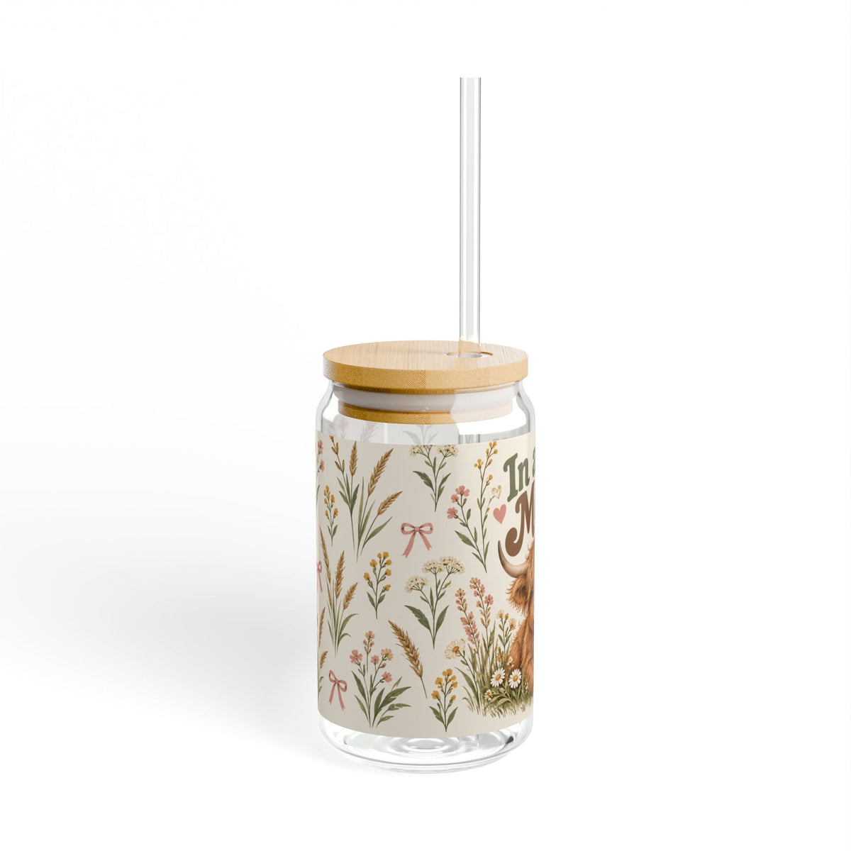 In a Cozy Moo-d || Glass Cup
