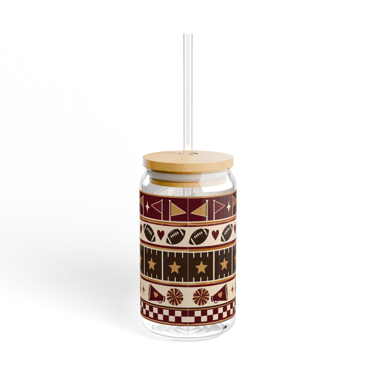 Game Day Mood || Glass Cup
