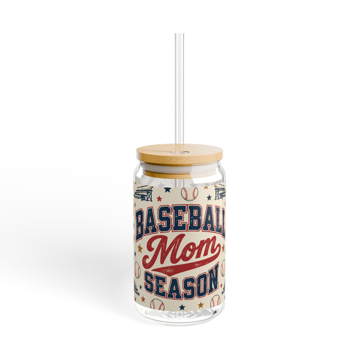 Baseball Mom || Glass Cup
