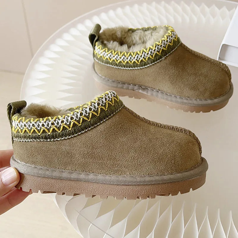 Children "Tasman" Genuine Leather Slipper