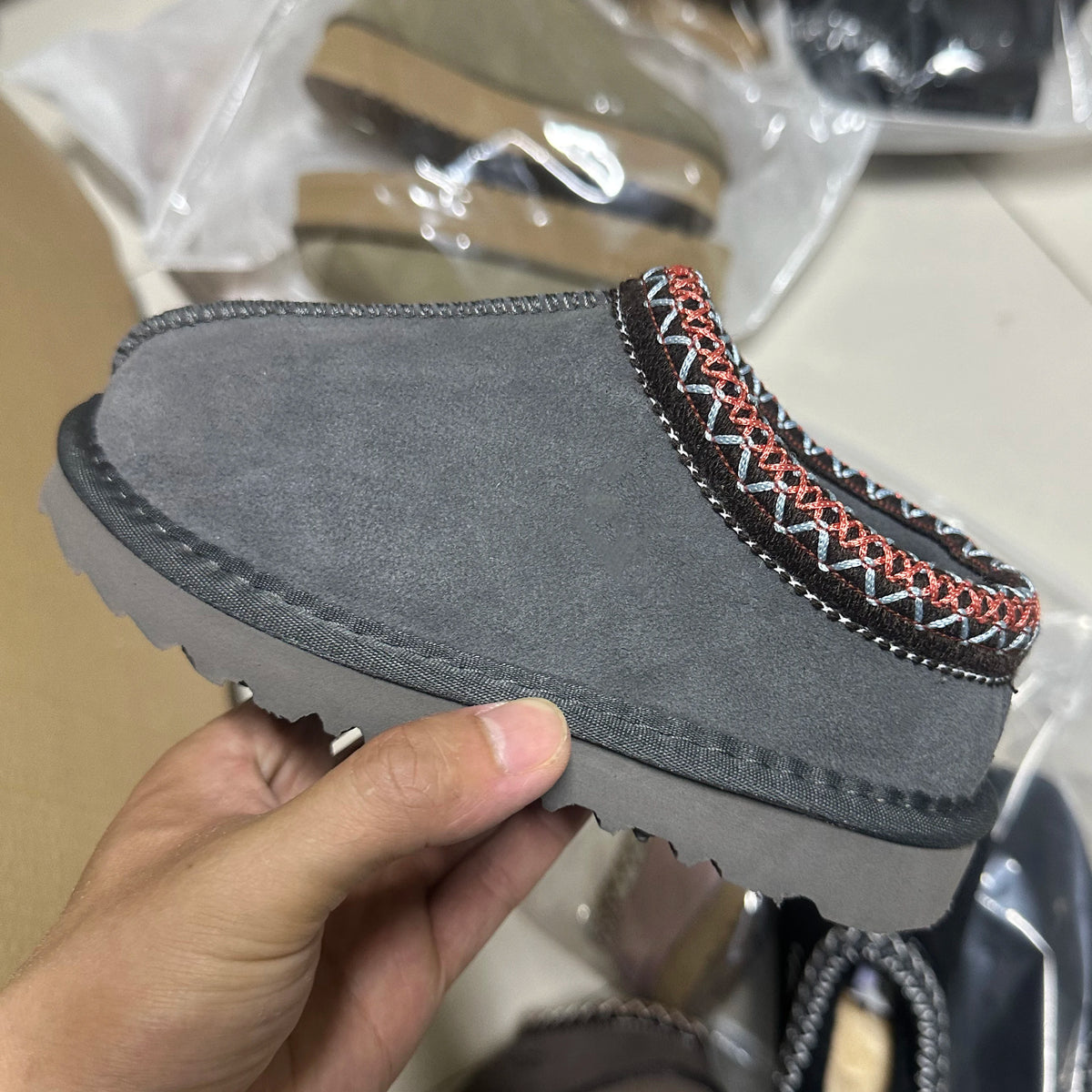 Children "Tasman" Genuine Leather Slipper