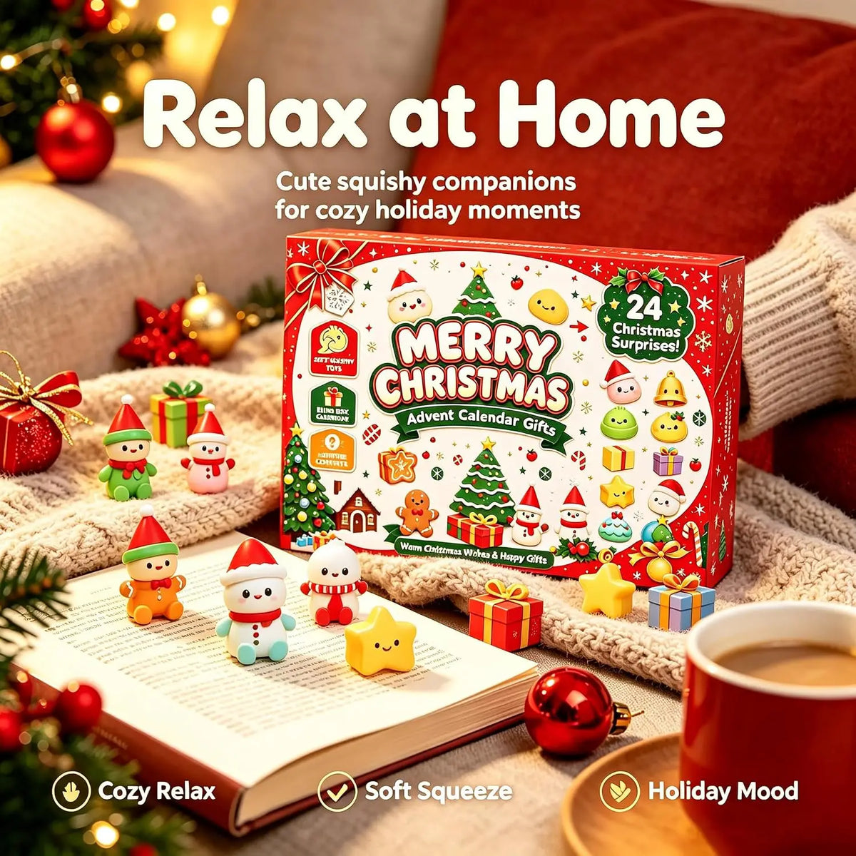 24‑Day Christmas Dumpling Squishy Advent Calendar || 2026