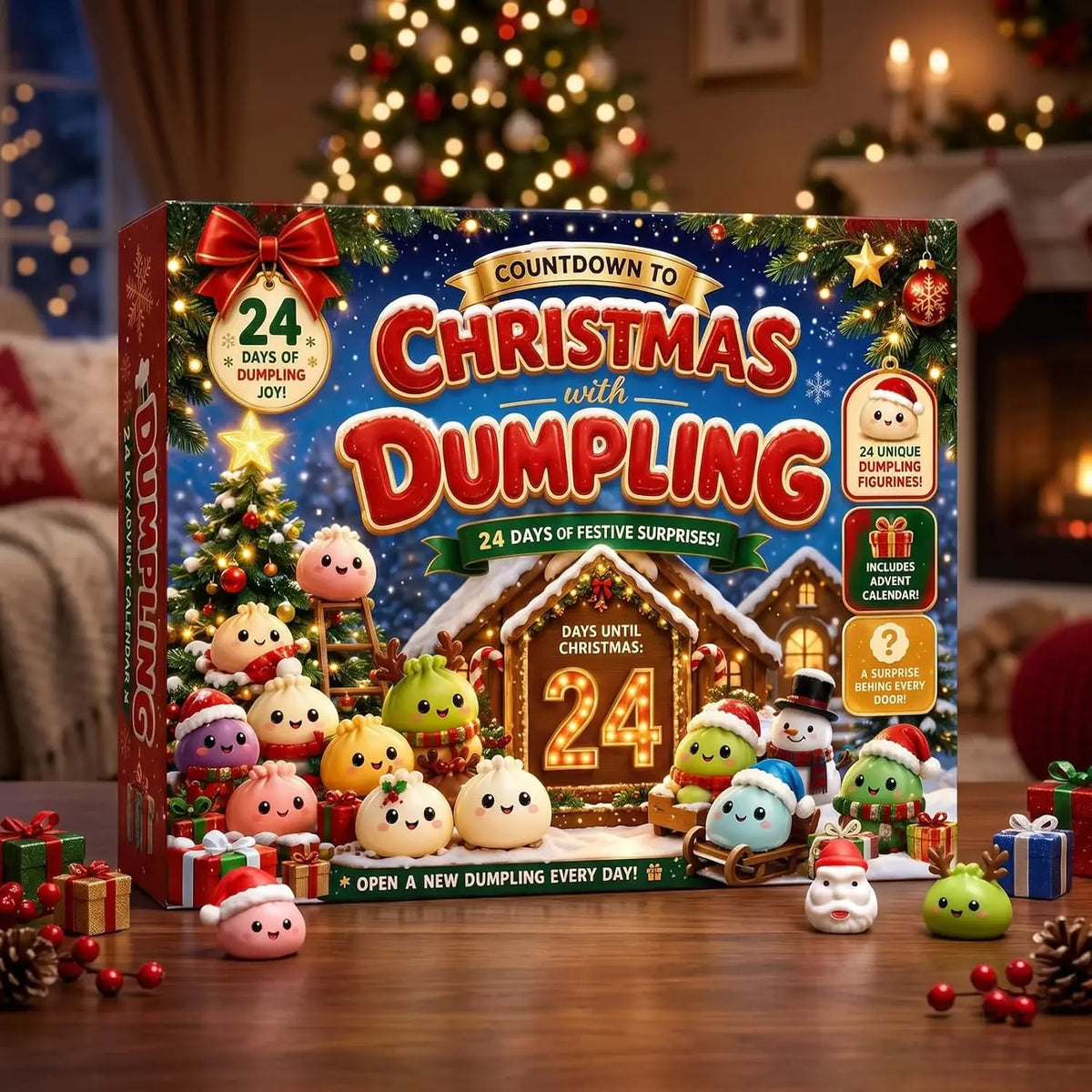 24‑Day Christmas Dumpling Squishy Advent Calendar || 2026
